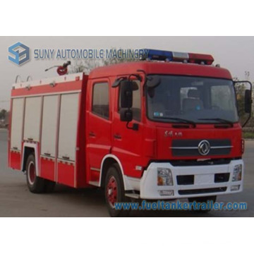 Dongfeng 2axles 6cbm Water and Foam Tank Fire Fighting Truck